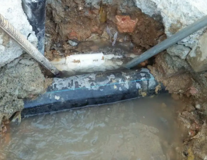 泸水测漏水之水管漏水